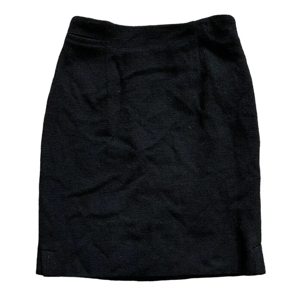 Barneys New York Black Mini Pencil Skirt 8